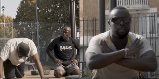 Gims malmené par MC Jean Gab\'1 lors d\'une séance de street workout (vidéo)