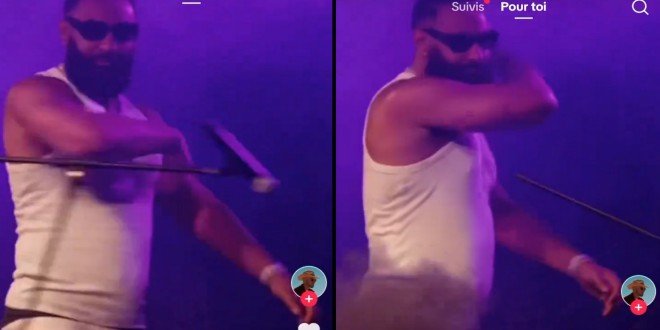 La Fouine agacé en plein showcase, il jette son micro et s\'embrouille avec son DJ (Vidéo)