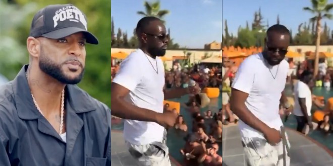 Gims fait un concert dans un camping, les internautes et Booba se moquent de lui (Vidéo)