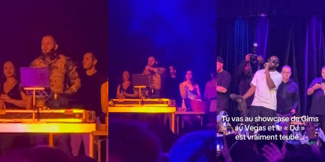Un DJ provoque Gims en diffusant \"Dolce Camara\" de Booba avant son showcase (Vidéo)